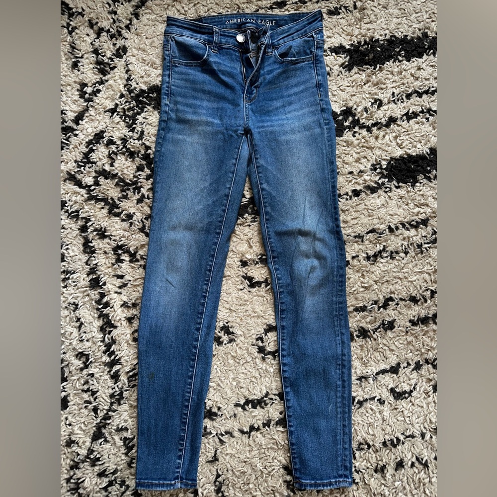 AE Super Hi-Rise Jegging size 4